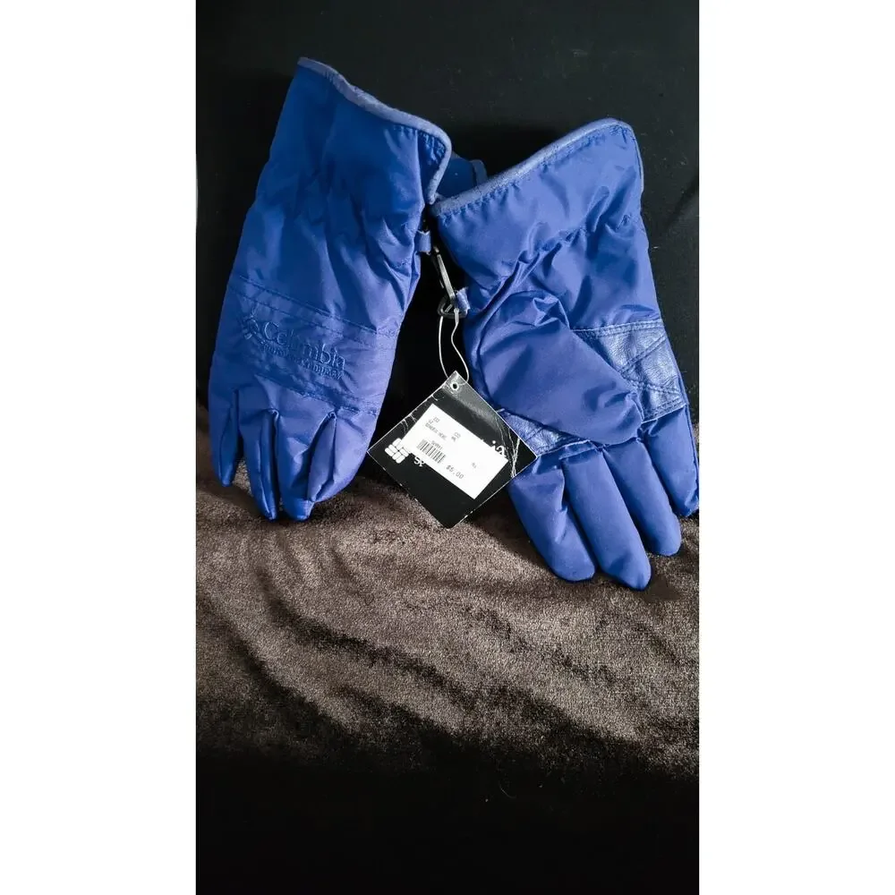 Vintage Columbia Sportswear Youth Ski Gloves Purple Size Small Insulated NWT